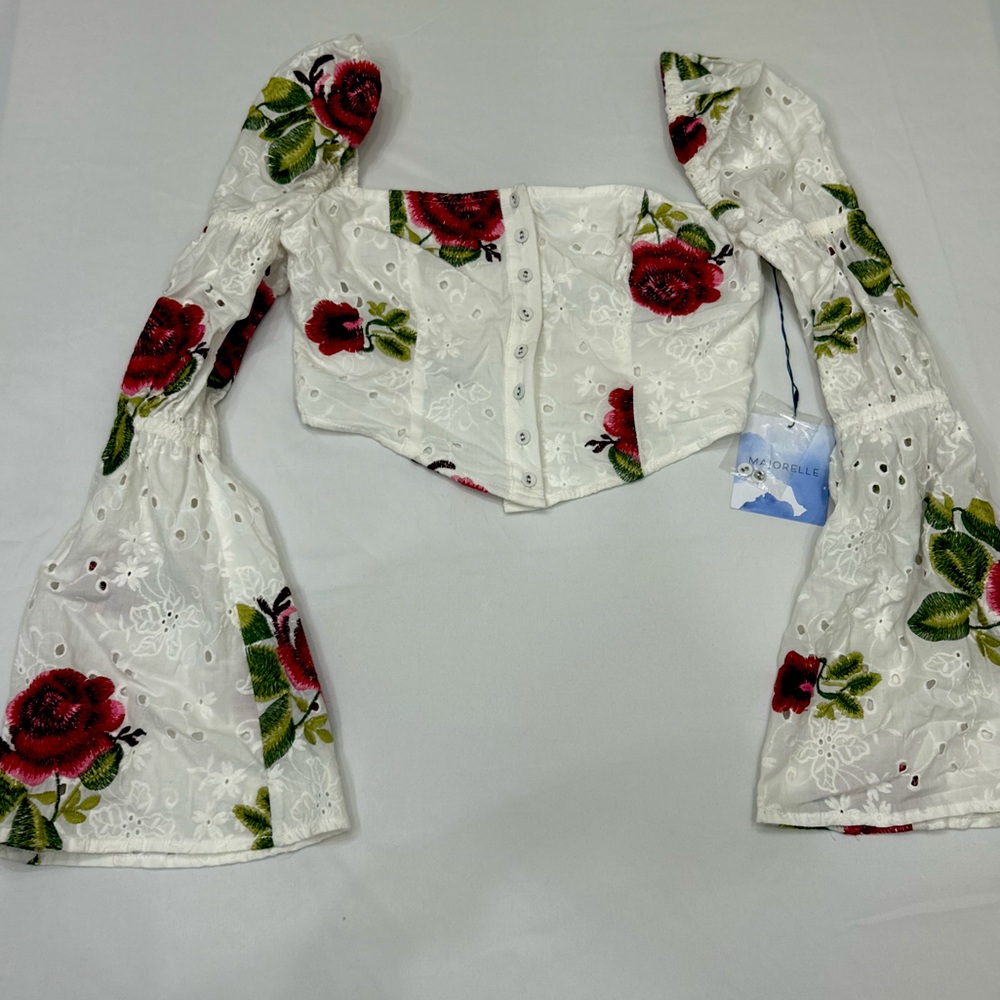 Majorlee Floral Corset Top